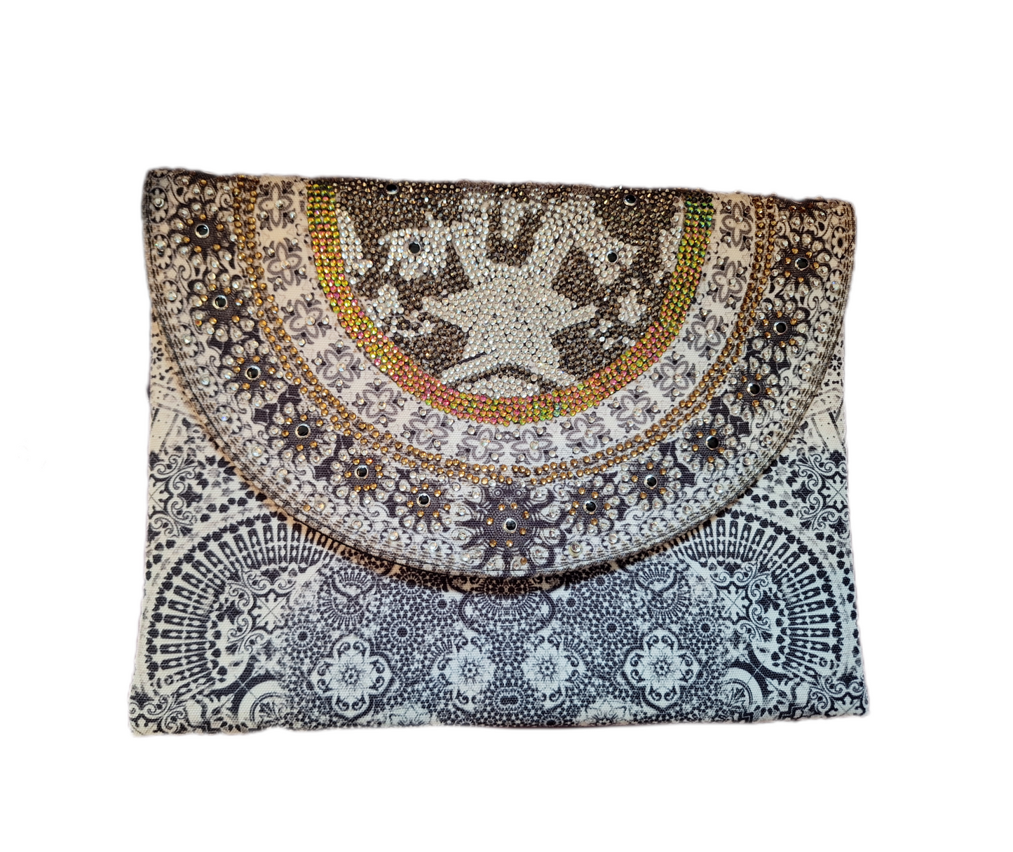 INÔA Embellished cluth bag