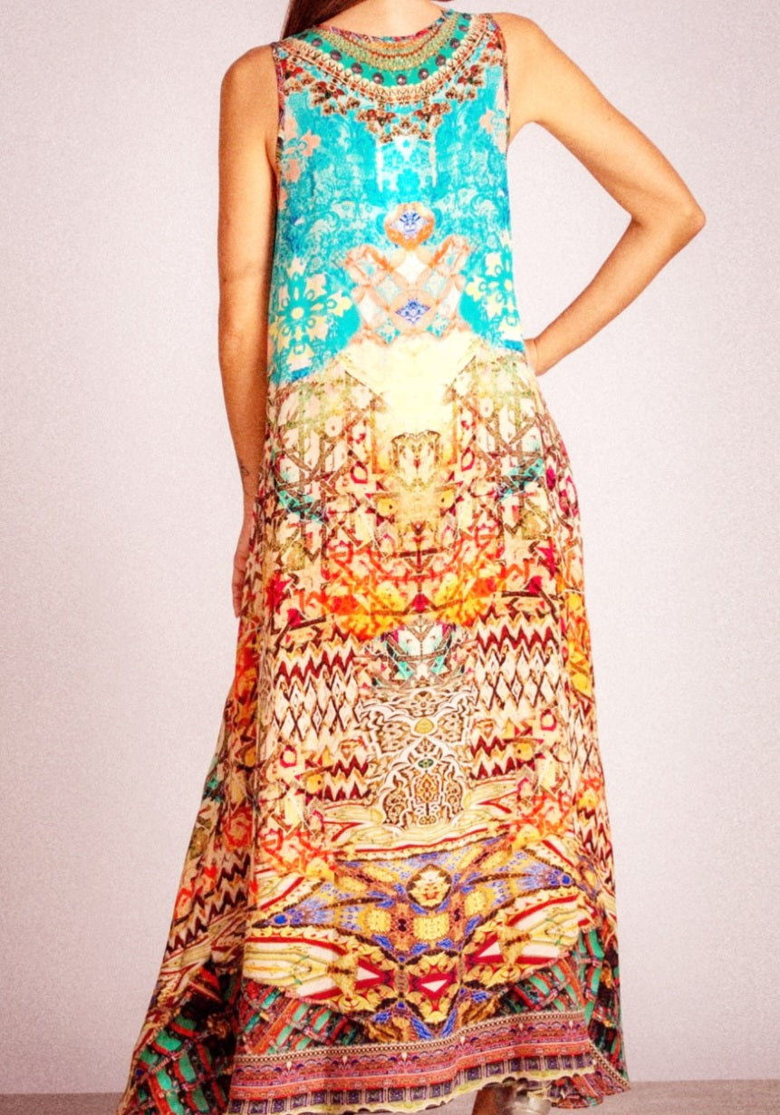INÔA Arizona silk maxi dress