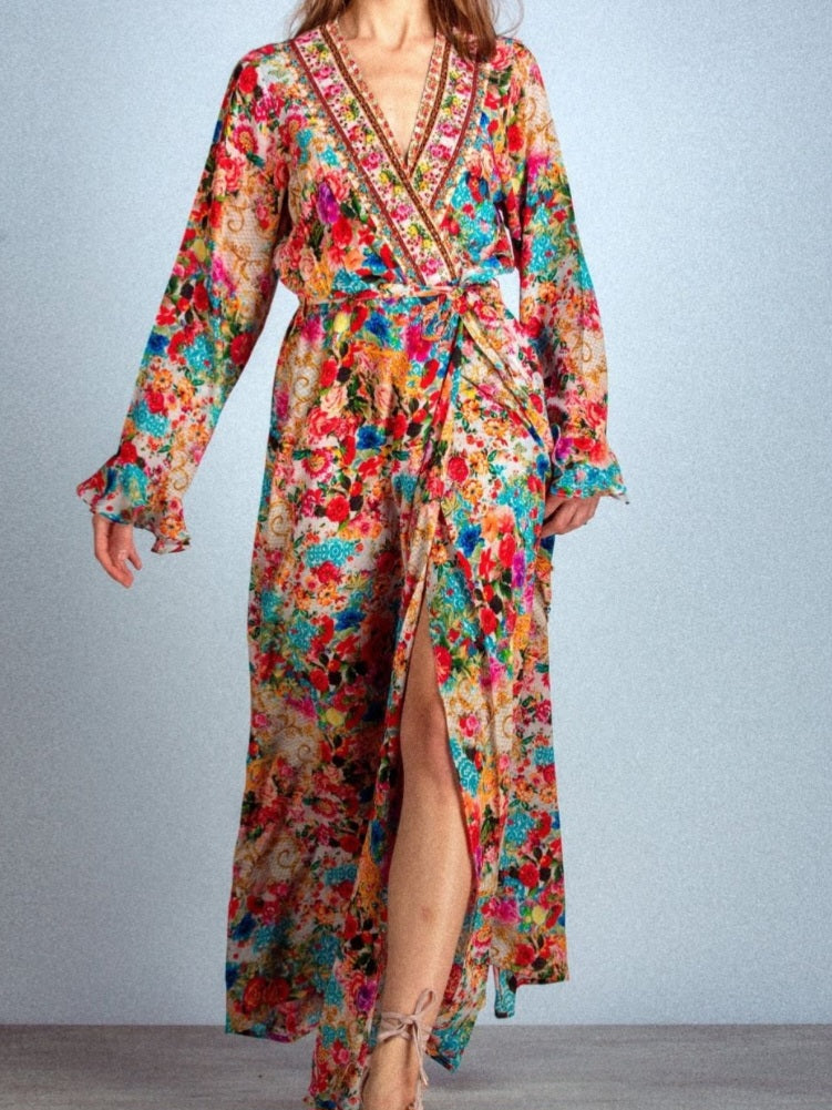 INÒA Covent garden luxe silk robe