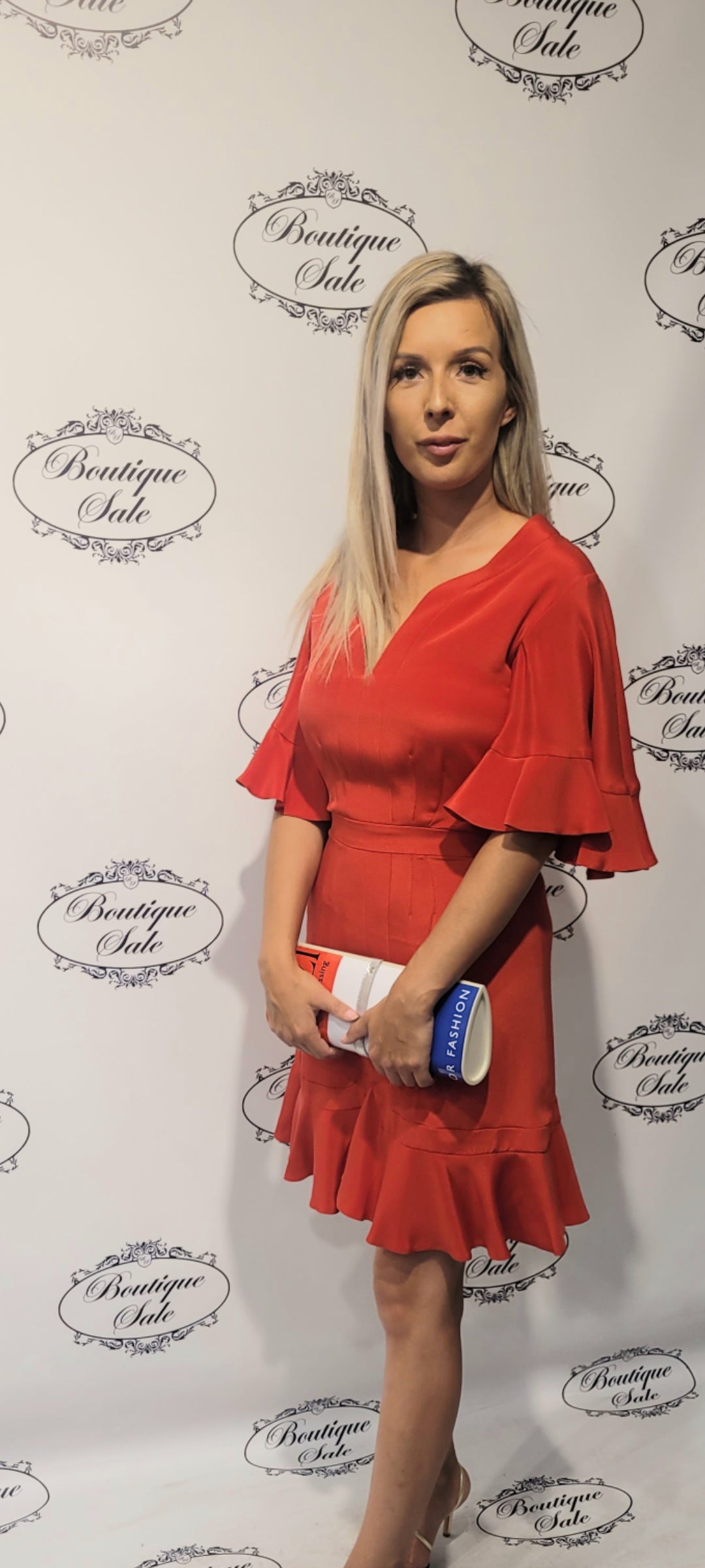 Donata Davidoff Red dress