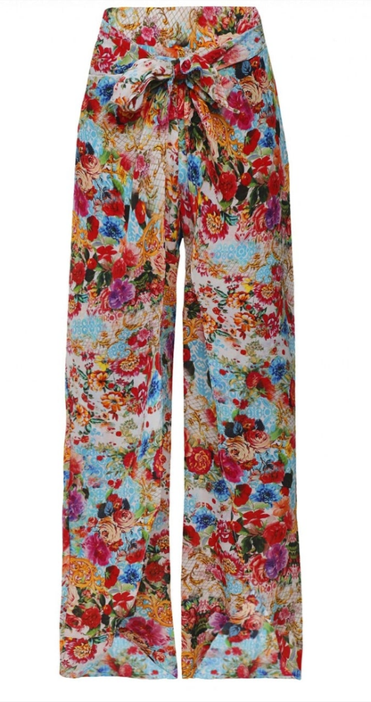 INÒA Covent garden silk fisherman pants