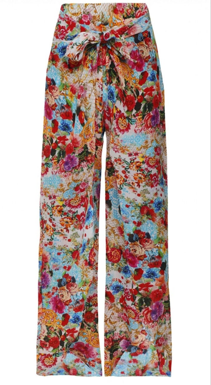 INÒA Covent garden silk fisherman pants