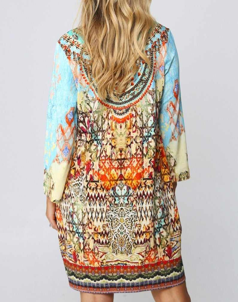 INÔA Arizona v neck dress
