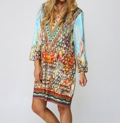 INÔA Arizona v neck dress