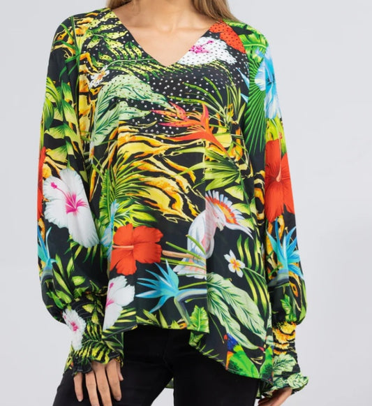 INÔA Camilla silk top