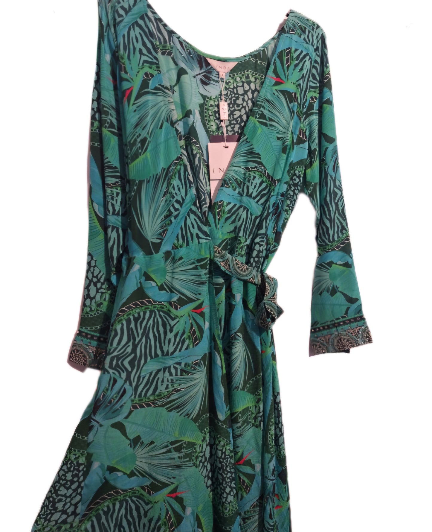 INÔA Valdivian rainforest wrap dress