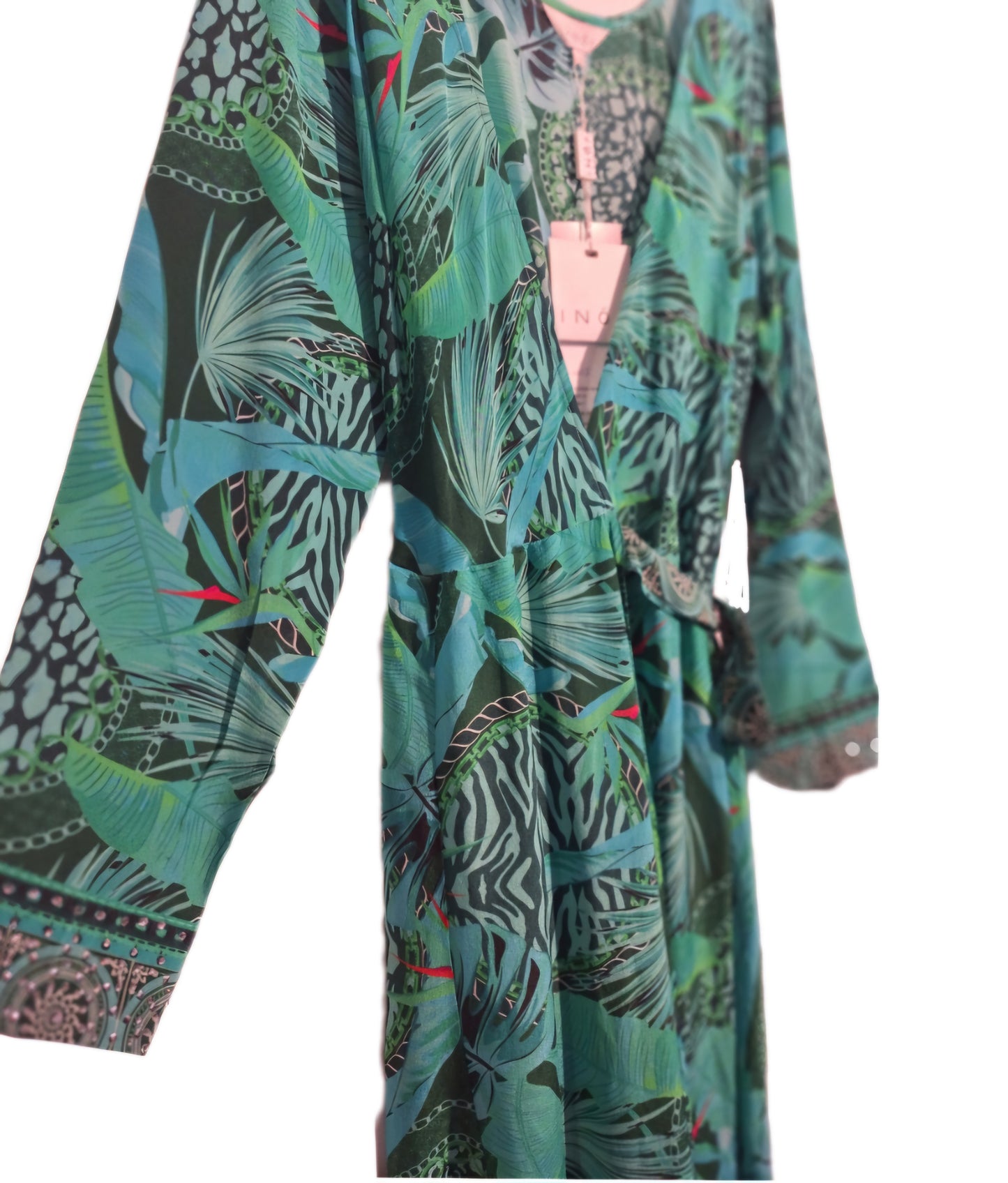 INÔA Valdivian rainforest wrap dress