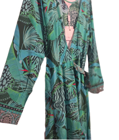 INÔA Valdivian rainforest wrap dress