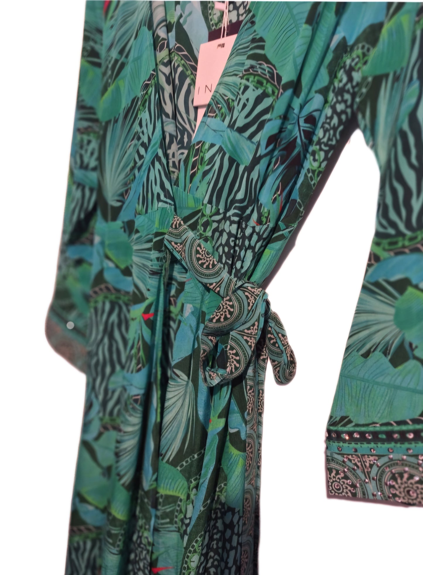 INÔA Valdivian rainforest wrap dress