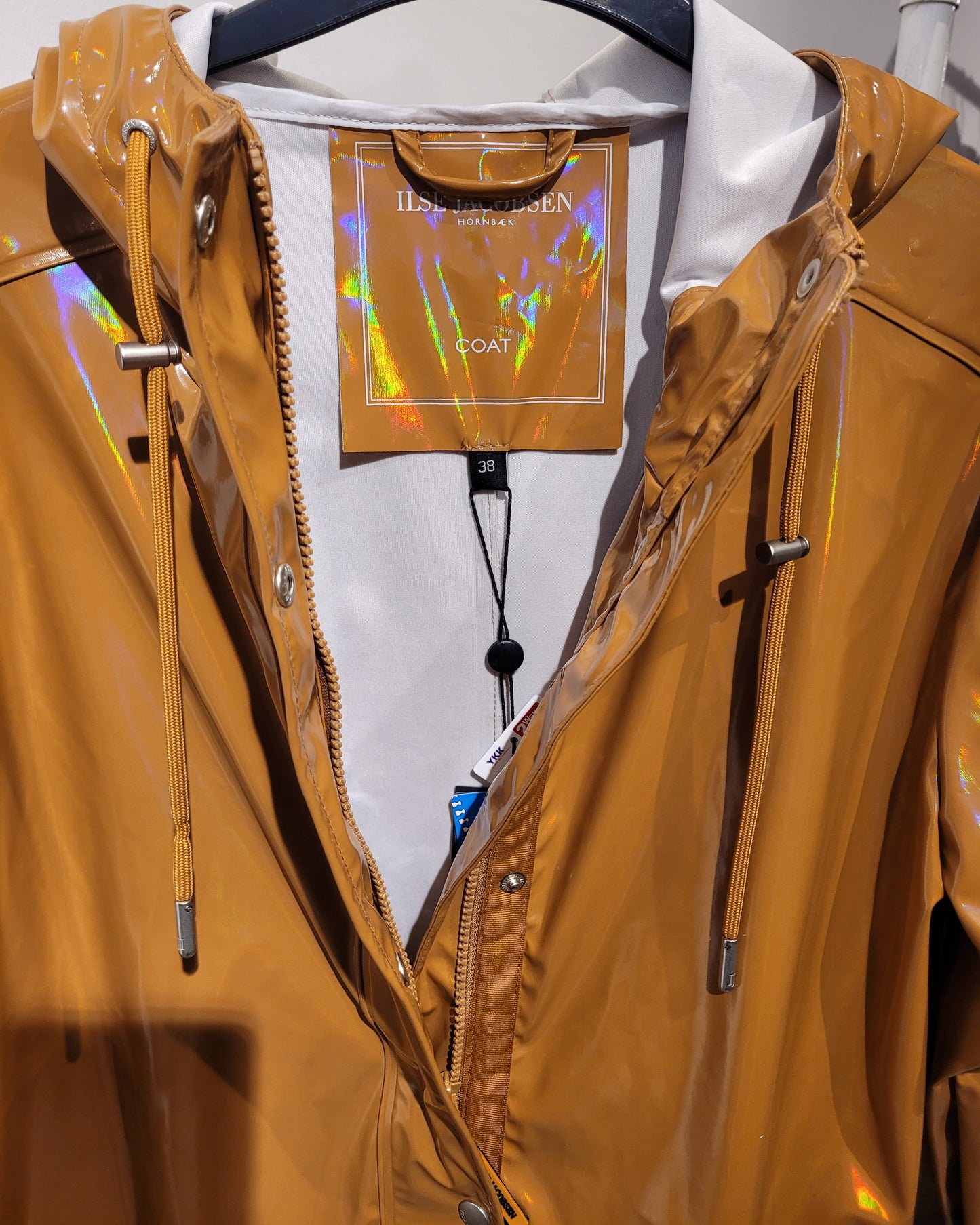 Ilse Jacobsen raincoat Rain146 cashew
