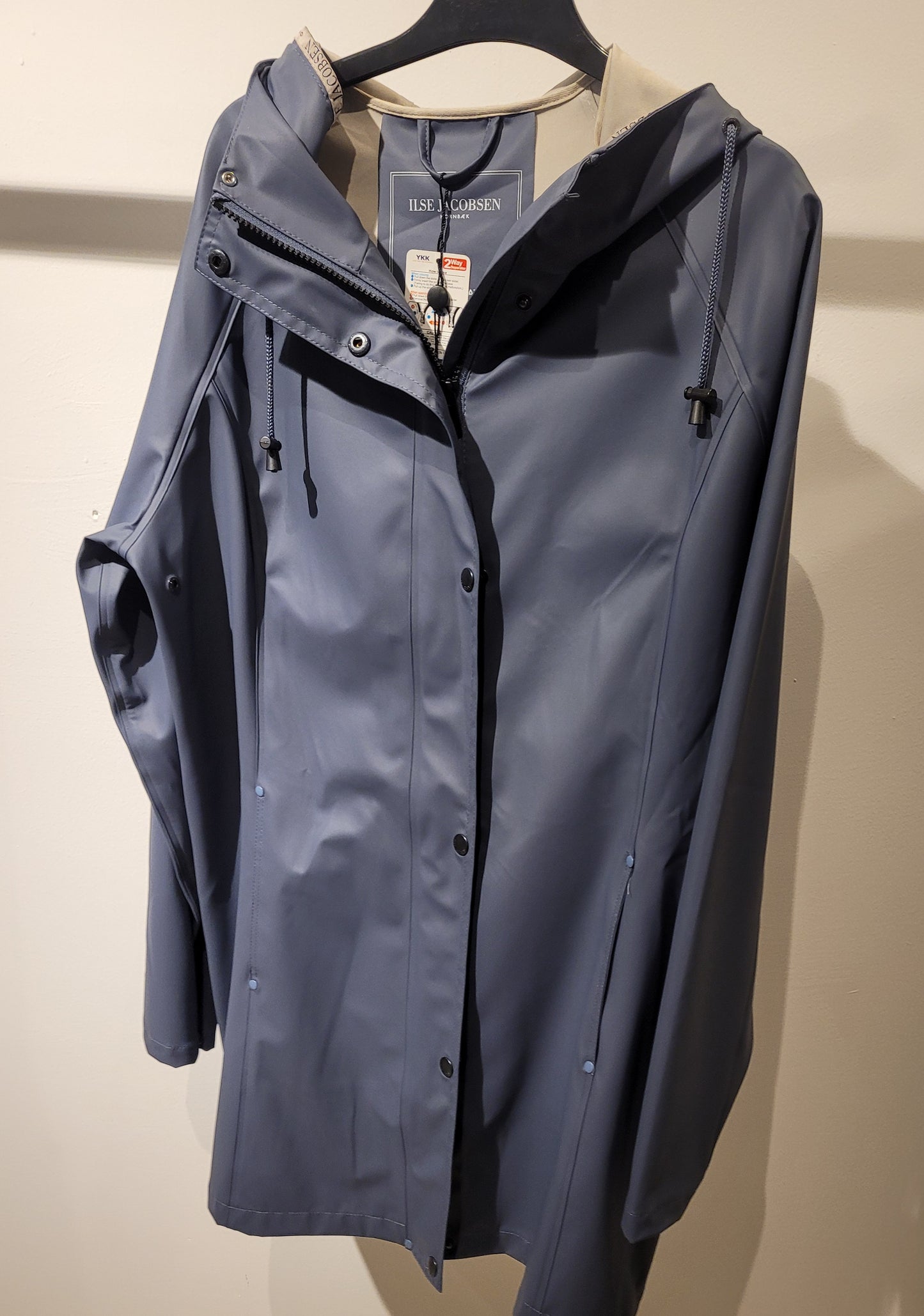 Ilse Jacobsen rubberized raincoat