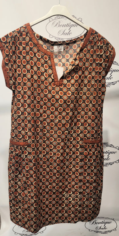 Anokhi cotton print dress
