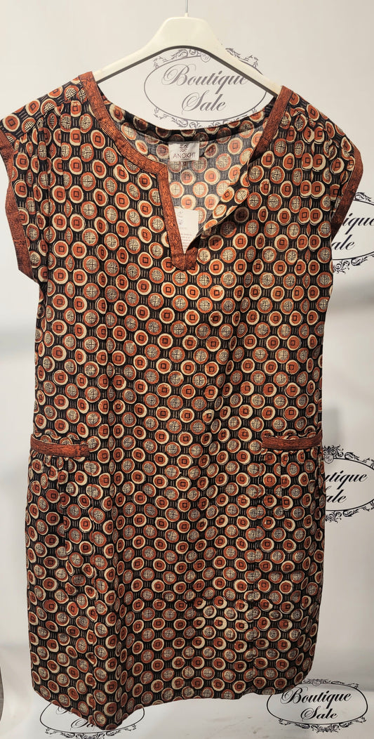 Anokhi cotton print dress