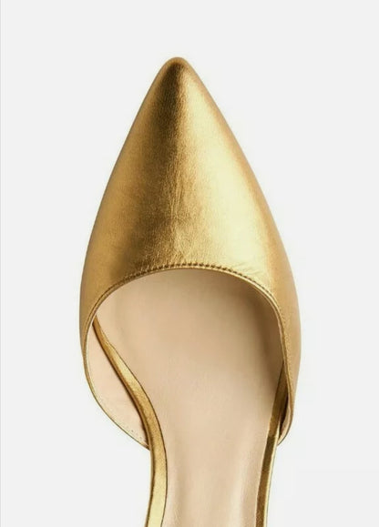 L K Bennett Flossie Stiletto leather Court Shoes