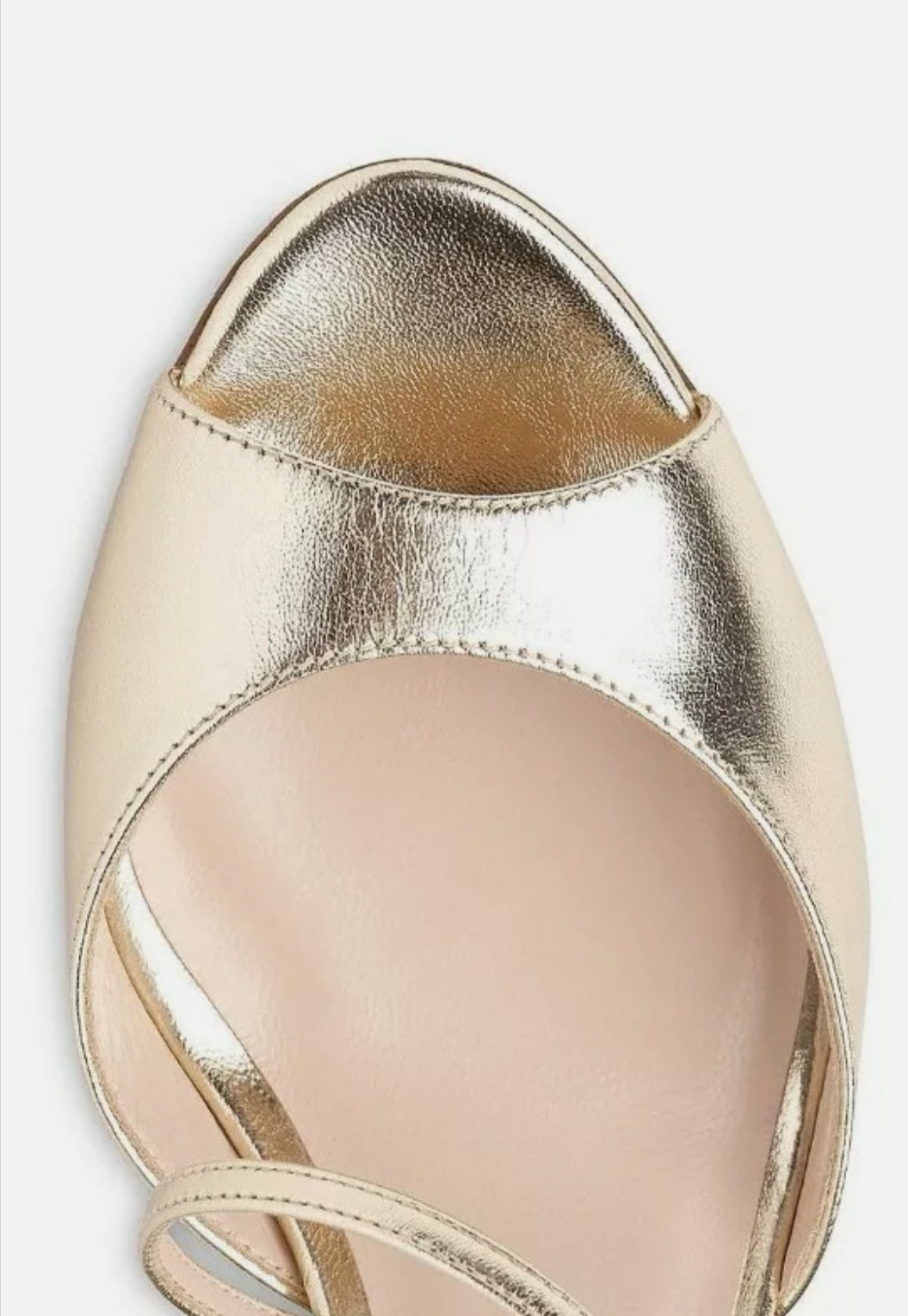 L.K. Bennett Camilla Peep Toe Stiletto Sandals
