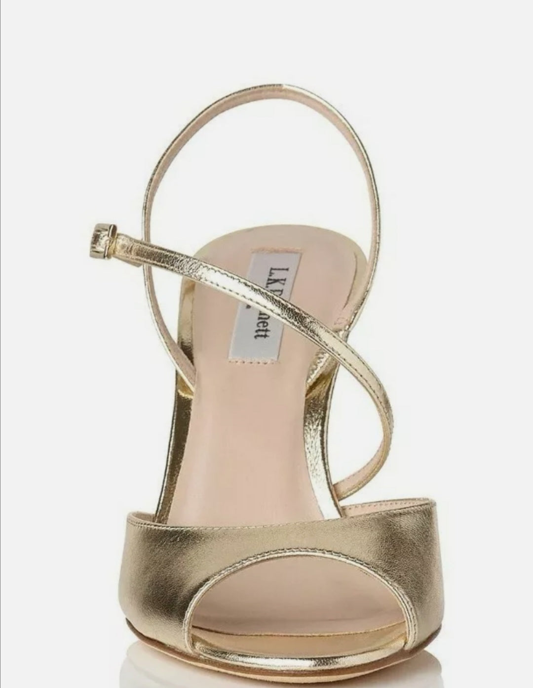 L.K. Bennett Camilla Peep Toe Stiletto Sandals
