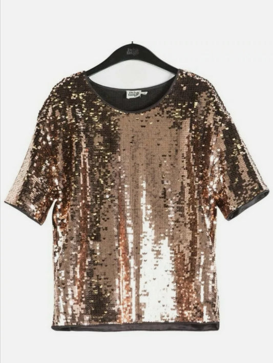 Twist & Tango sequin Darcy Tee